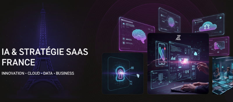 Image illustrative sur l'IA et la stratégie SaaS en France